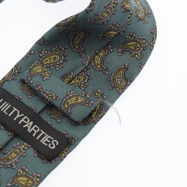 WACKO MARIA ワコマリア PAISLEY NECKTIE ペイズリー柄 ネクタイ グリーン