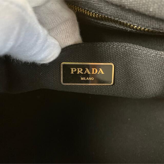 アップル prada 黒 2way ビジュー カナパ S ブラック ハンドバッグ プラダ