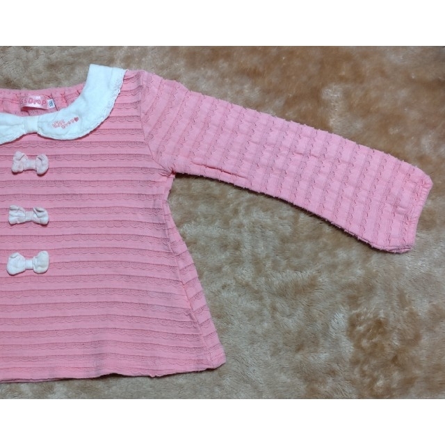 BeBe(ベベ)のキスドロップ トップス 100 キッズ/ベビー/マタニティのキッズ服女の子用(90cm~)(Tシャツ/カットソー)の商品写真