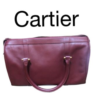 カルティエ(Cartier)のカルティエ Cartier ボストンバッグ 鍵付き(ボストンバッグ)