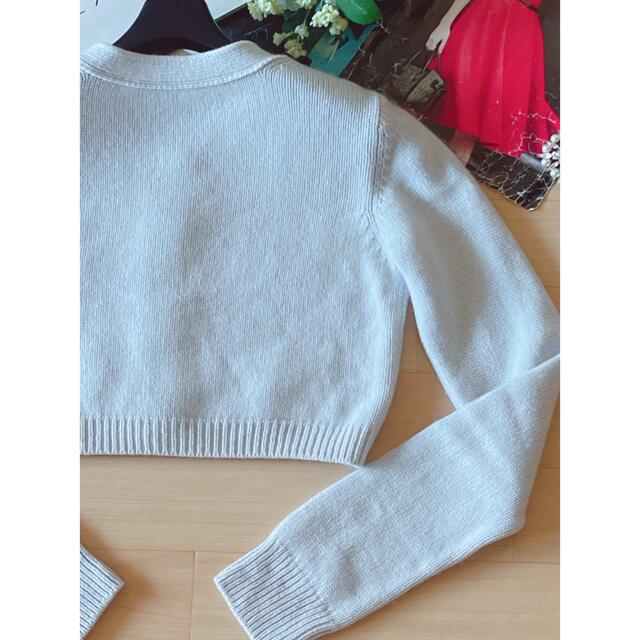 極美品！FOXEY カシミア100%Cashmere Rose 38Rene