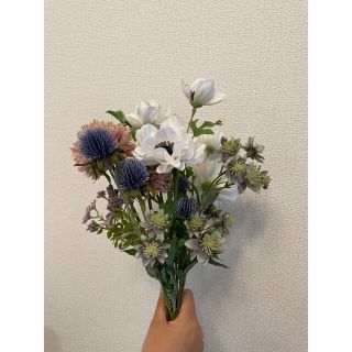 【週末限定値下げ】造花セット　アネモネ　ブーケ(ブーケ)