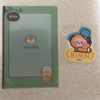 ビーティーイシビル(BT21)のファミリーマート　ダイカットステッカー&ミニマルチケース(キャラクターグッズ)