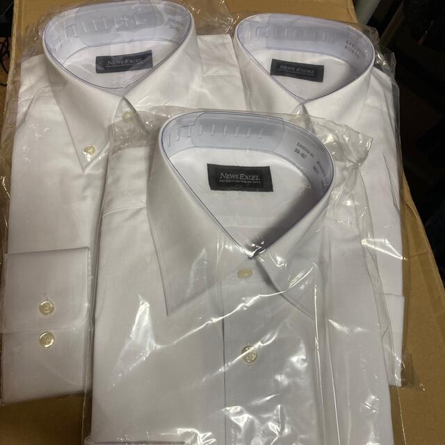 白ワイシャツ(長袖) ３枚セット メンズのトップス(シャツ)の商品写真