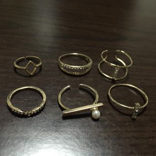 ローリーズファーム(LOWRYS FARM)の指輪６点セット💍(リング(指輪))