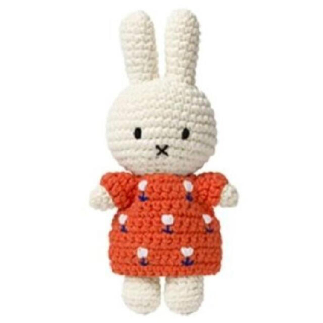 miffy(ミッフィー)の【ミッフィーあみぐるみ】ユトレヒトウィルヘルミナ小児病院限定19cmチューリップ ハンドメイドのぬいぐるみ/人形(あみぐるみ)の商品写真