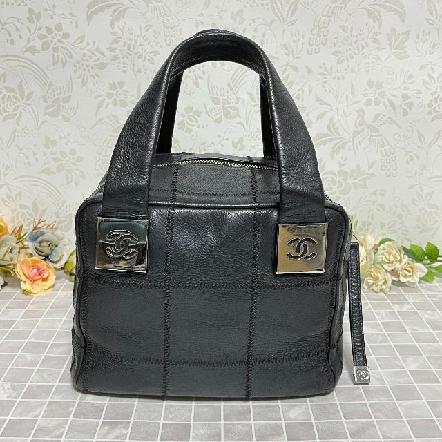 CHANEL シャネル チョコバー ミニボストン ハンドバッグ