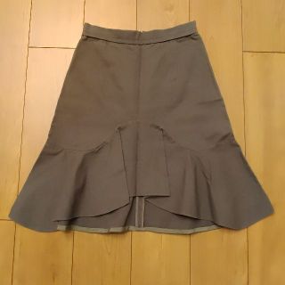 カルヴェン(CARVEN)のCARVEN カルヴェン フレアスカート Aライン カーキ MSGM N21(ひざ丈スカート)