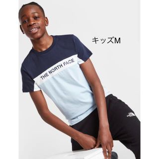 ザノースフェイス(THE NORTH FACE)の【新品タグ付・訳あり】海外限定ノースフェイス　Tシャツ　ブルー　キッズM(Tシャツ/カットソー)