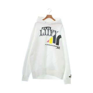 サカイ(sacai)のsacai サカイ パーカー 3(L位) 白 【古着】【中古】(パーカー)