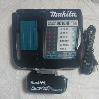 マキタ(Makita)のマキタ急速充電器 DC18RFとリチウムイオンバッテリBL1860B【純正】(その他)