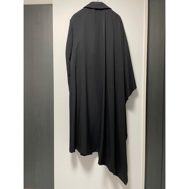 Yohji Yamamoto(ヨウジヤマモト)の【レア・美品】ヨウジヤマモトプールオム 21AW ウールギャバライトマントコート メンズのジャケット/アウター(トレンチコート)の商品写真