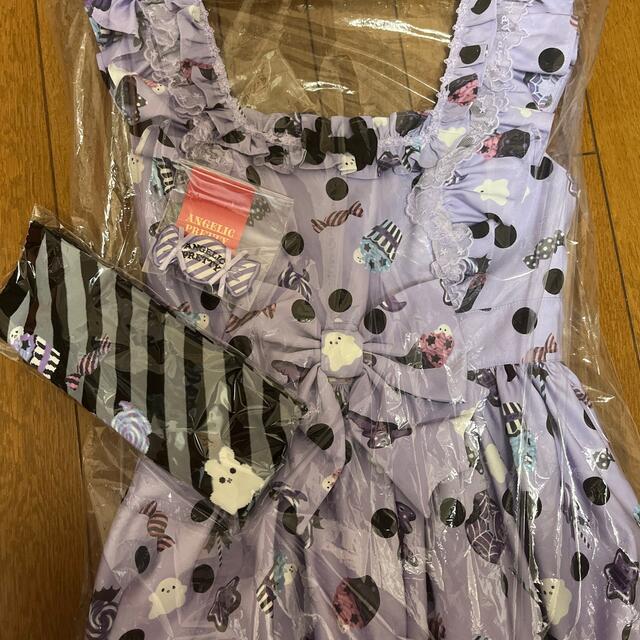 Angelic Pretty☆French Cafe柄ワンピース＋カチューシャ