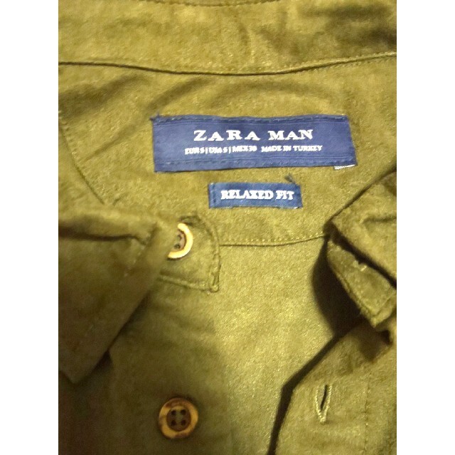 ZARA(ザラ)のZARA シャツ スウェード生地 メンズのトップス(シャツ)の商品写真