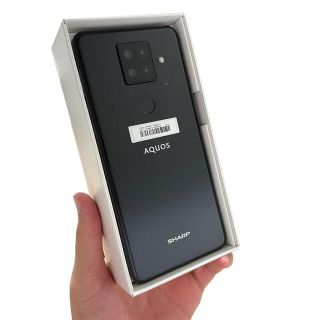 アクオス(AQUOS)のSHARP AQUOS SENSE4 PLUS SH-M16 ブラック残債なし (スマートフォン本体)