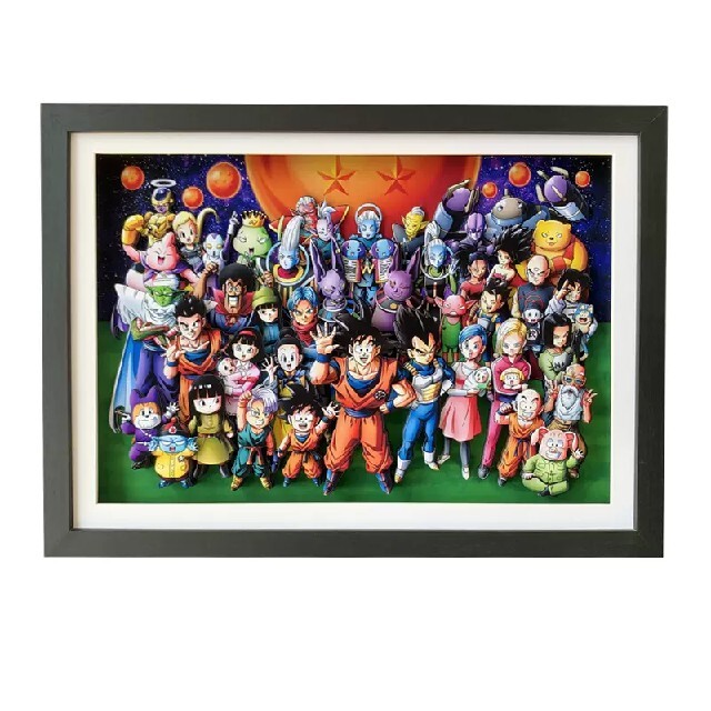 ☆ドラゴンボールZ☆海外限定 立体画 絵画 アート 3D仕様 タイプ ☆ドラゴンボールZ☆海外限定 立体画 絵画 アート 3D仕様 タイプ
