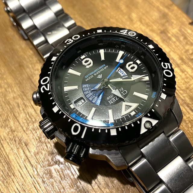 CITIZEN(シチズン)のシチズン プロマスター マリン 良品 チタン 電波 ソーラー メンズの時計(腕時計(アナログ))の商品写真