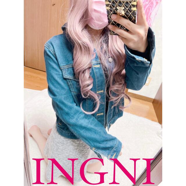 INGNI(イング)の5001.INGNI デニムジャケット ジージャン レディースのジャケット/アウター(Gジャン/デニムジャケット)の商品写真