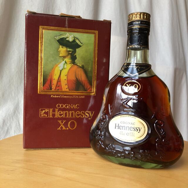 ヘネシーX.O Hennessy 金キャップ グリーンボトル 350ml 2022年