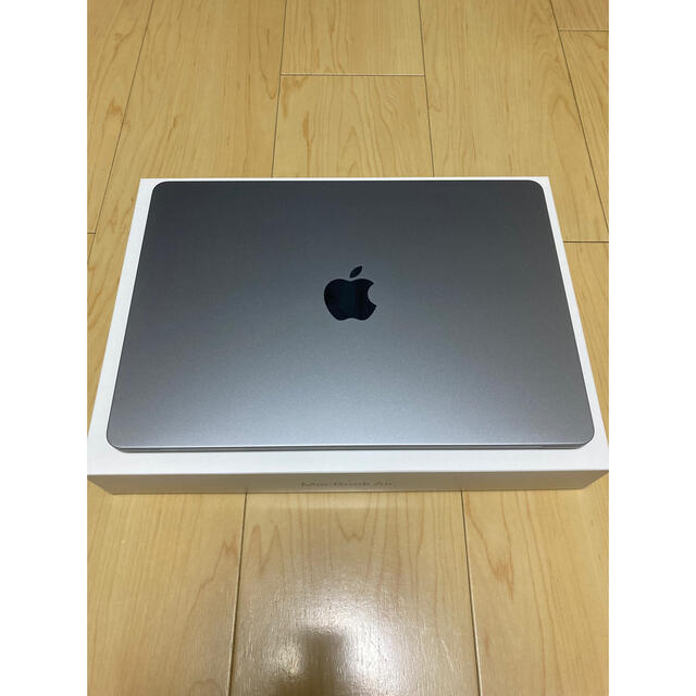 Mac (Apple)(マック)のほぼ新品！ MacBook air M2 16GB 512GB スペースグレー スマホ/家電/カメラのPC/タブレット(ノートPC)の商品写真