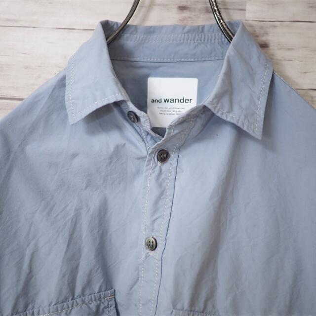 and wander(アンドワンダー)のand wander Cordura Typewriter Over Shirt メンズのトップス(シャツ)の商品写真