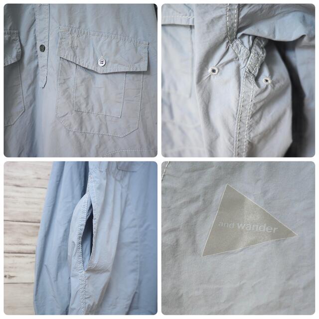 and wander(アンドワンダー)のand wander Cordura Typewriter Over Shirt メンズのトップス(シャツ)の商品写真