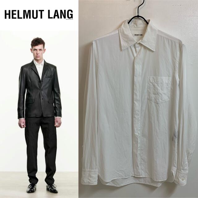 HELMUT LANG - HELMUT LANG ヘルムートラング 日本製 FLY-FRNTD SHT S