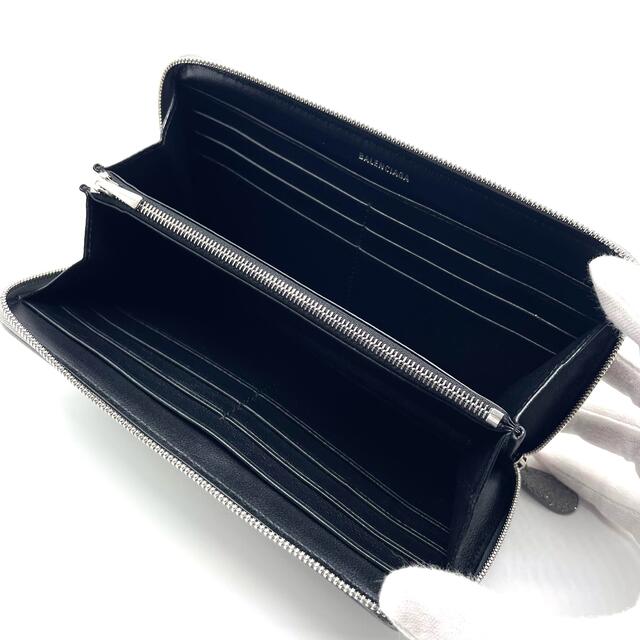 2022年限定カラー ☘️美品 希少 バレンシアガ 長財布 ラメ グリッター