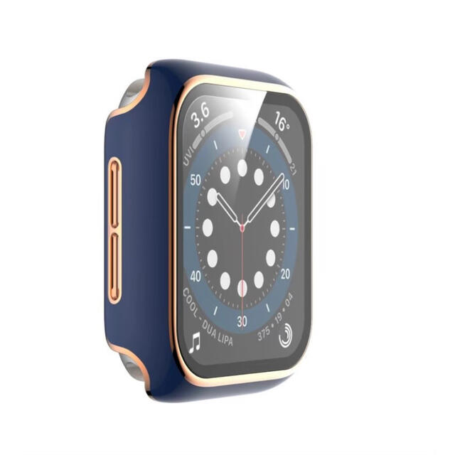 日本限定モデル】 AppleWatch カバー ブルー 40mm ゴールドフレーム