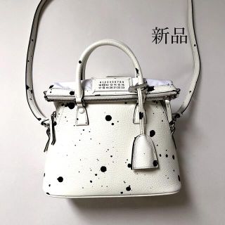 マルタンマルジェラ(Maison Martin Margiela)の新品 メゾン マルジェラ 5AC ペンキ柄 ミニ ショルダーバッグ ハンドバッグ(ハンドバッグ)