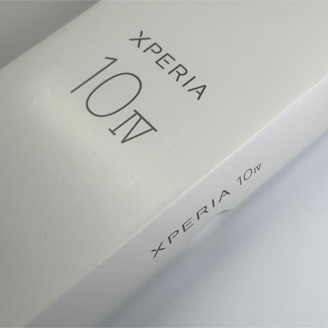 Xperia(エクスペリア)の【新品未使用】Xperia 10 ⅳ 128GB ホワイト　SIMフリー スマホ/家電/カメラのスマートフォン/携帯電話(スマートフォン本体)の商品写真