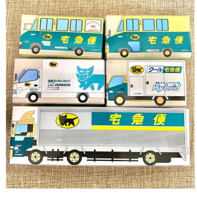 【新品未使用品】ヤマト運輸オリジナル　ミニカー5台セット エンタメ/ホビーのおもちゃ/ぬいぐるみ(ミニカー)の商品写真