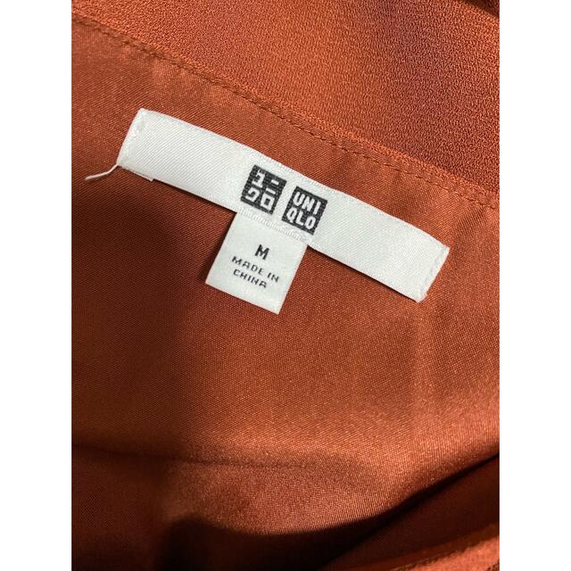 UNIQLO(ユニクロ)のお値下げ！UNIQLO キャミ　オールインワン　テラコッタ レディースのパンツ(オールインワン)の商品写真