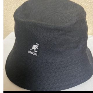 カンゴール(KANGOL)のカンゴールバケットハット新品未使用品 ブラックM 帽子 ハット(ハット)