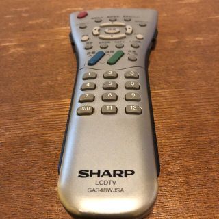 シャープ　リモコン　テレビ(その他)