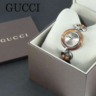 グッチ(Gucci)の⭐️希少　レア　GUCCI  グッチ　バンブー　ウォッチ　クォーツ　腕時計(腕時計)