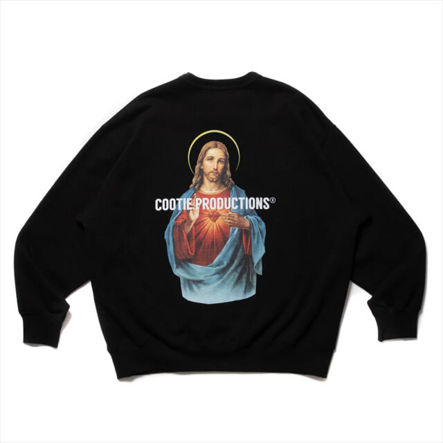COOTIE Print Crewneck Sweatshirt (JESUS)メンズ