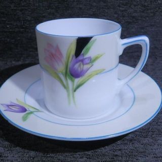 ノリタケ(Noritake)のマルキ印　　1911～41年　コーヒーカップ＆ソーサー(食器)