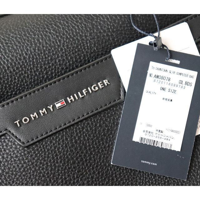 TOMMY HILFIGER(トミーヒルフィガー)の新品タグ付き【トミーヒルフィガー】2WAYビジネスバッグ ブリーフケース 黒 メンズのバッグ(ビジネスバッグ)の商品写真