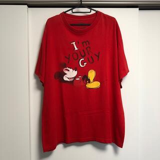 ディズニー(Disney)の古着 Disney ディズニー ミッキーマウス プリントTシャツ(Tシャツ/カットソー(半袖/袖なし))