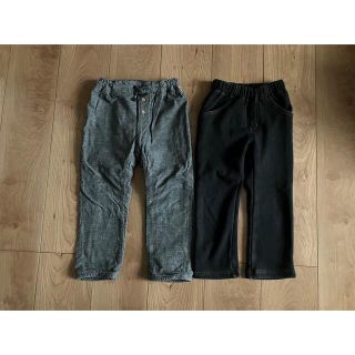 エイチアンドエム(H&M)の中古 男の子 キッズ 裏起毛 パンツ セット 100センチ H&M(パンツ/スパッツ)