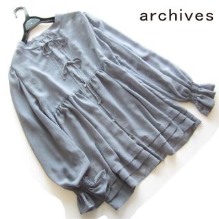 アルシーヴ(archives)のおまき様専用◆新品 archives リボンシアーチュニックブラウス/＋他1点(シャツ/ブラウス(長袖/七分))