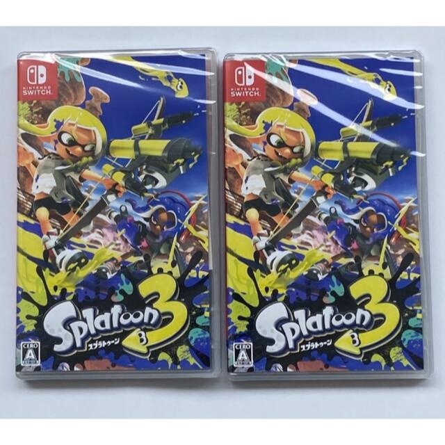 Nintendo Switch - 【新品未開封】スプラトゥーン3 2本セットの通販 by ...