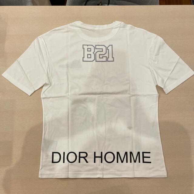 DIOR HOMME(ディオールオム)の＊DIOR HOMME 白Tシャツ　B22ロゴ　蜂マーク　XS＊ メンズのトップス(Tシャツ/カットソー(半袖/袖なし))の商品写真