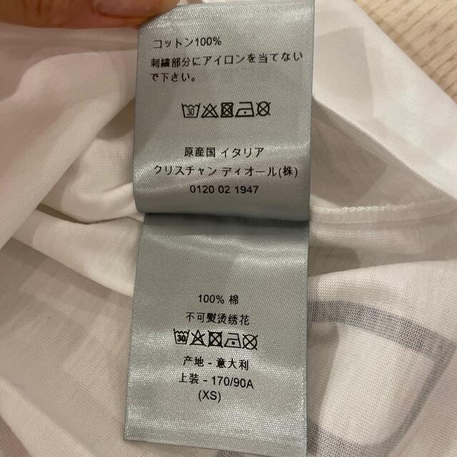 DIOR HOMME - *DIOR HOMME 白Tシャツ B22ロゴ 蜂マーク XS*の DIOR HOMME - *DIOR HOMME 白Tシャツ B22ロゴ 蜂マーク XS*の