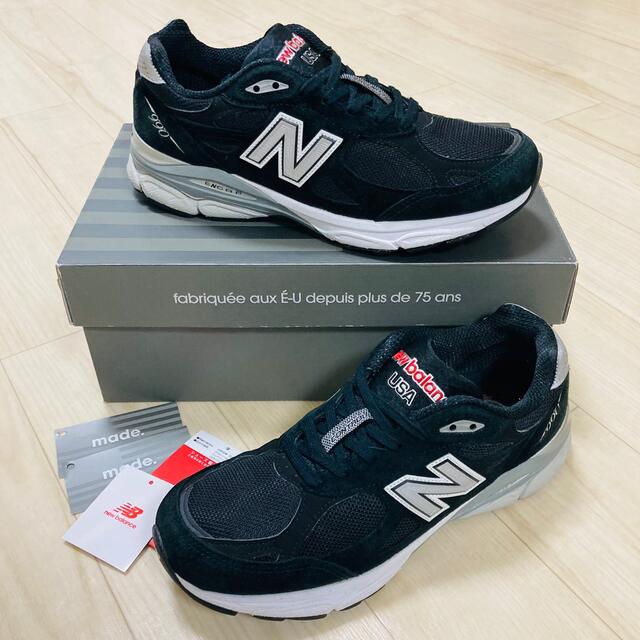 コーフル 公式購入新品M990BS3 26.5cm 黒ブラック new balance | www