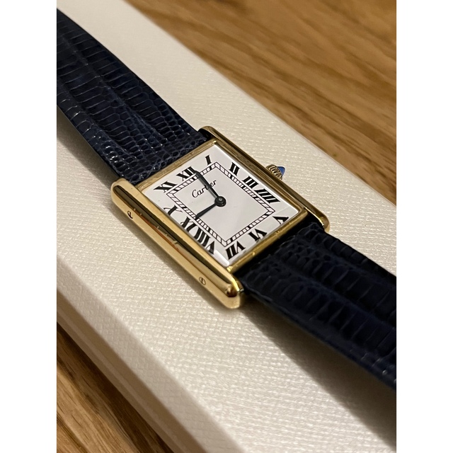 Cartier 70's プレマストタンク LM 手巻き 9月OH カルティエ