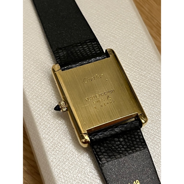 Cartier 70's プレマストタンク LM 手巻き 9月OH カルティエ