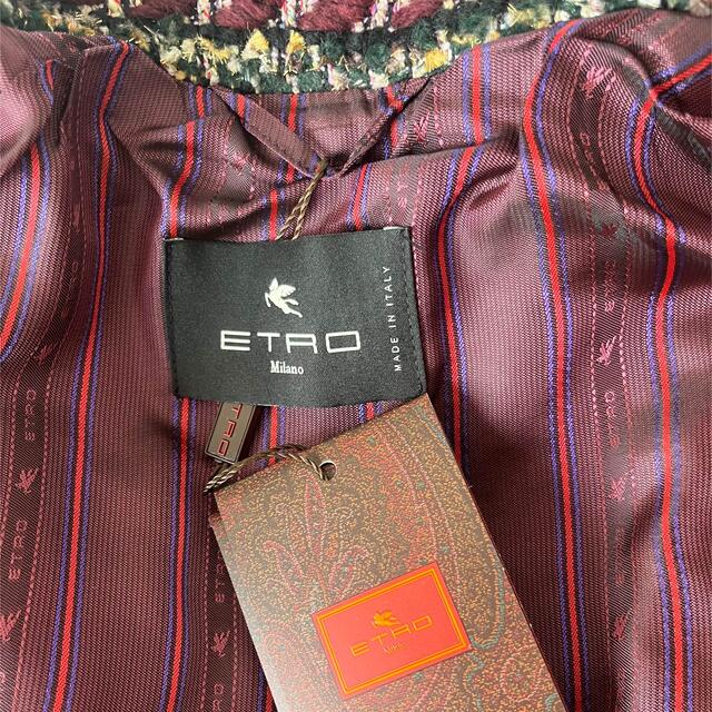 ETRO(エトロ)の☆新品☆ETROツイード　インターシャ ストライプ スーツ レディースのフォーマル/ドレス(スーツ)の商品写真