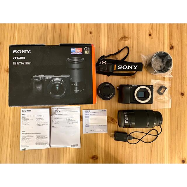 気質アップ】 SONY - α6400 ダブルズームレンズキットの通販 by M